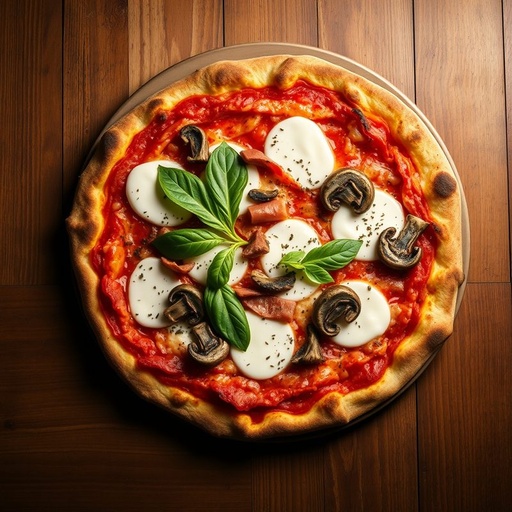 Pizza Prosciutto e Funghi